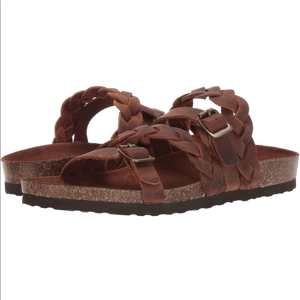 Brand New WHITE MOUNTAIN Holland Leather Sandals